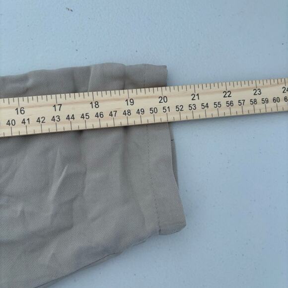 Zara Wome'ns Size Large Button Front Oversized Drawstring Tunic Top Shirt Dress - Picture 8 of 13